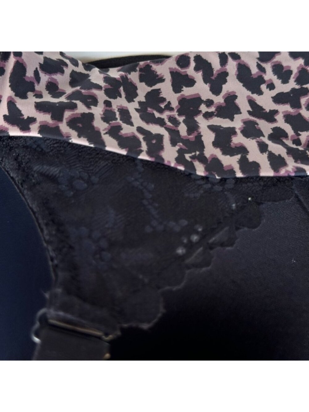 Maidenform 36C T-Shirt Bra SmartZone Cups & Convertible Straps Leopard Print - Picture 15 of 16